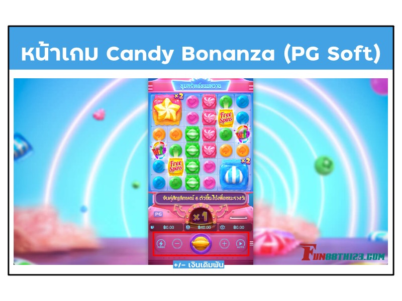รีวิว Pocket Games Soft Fun88 กับเกมแคนดี้โบนันซ่า Pocket Games Soft Fun88
