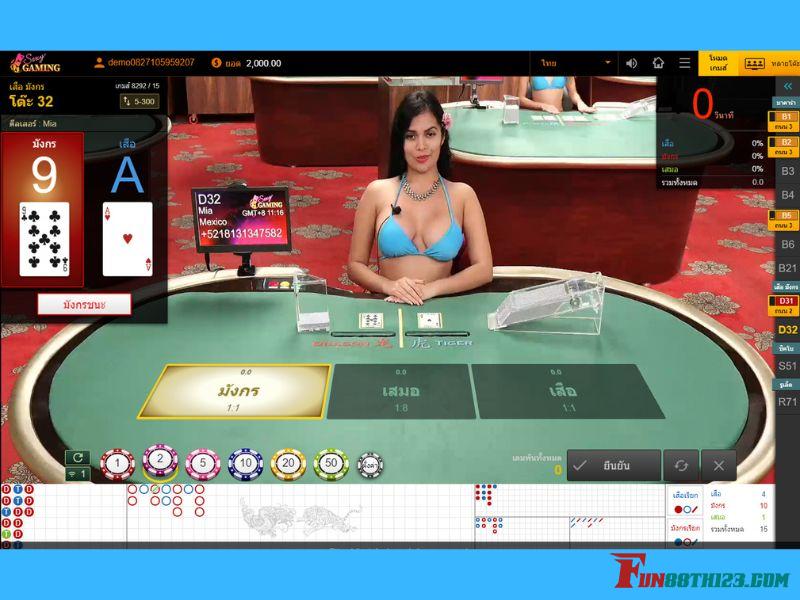กฎดราก้อนไทเกอร์ Fun88 ที่ต้องรู้ก่อนเริ่มเดิมพันสำหรับมือใหม่ ดราก้อนไทเกอร์ Fun88