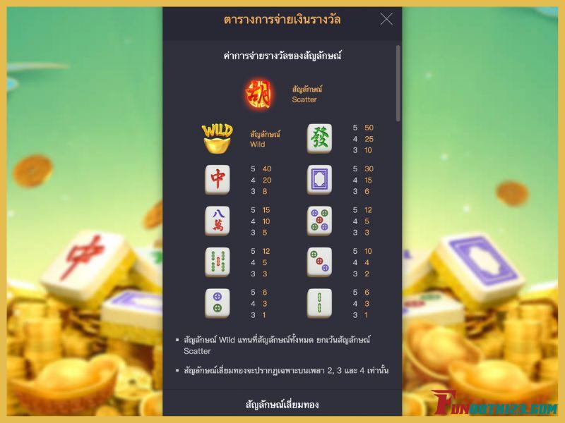 กฎมาจองเวย์ 2 Fun88สัญลักษณ์ให้โอกาสชนะเพิ่มขึ้น มาจอง เวย์ 2 Fun88