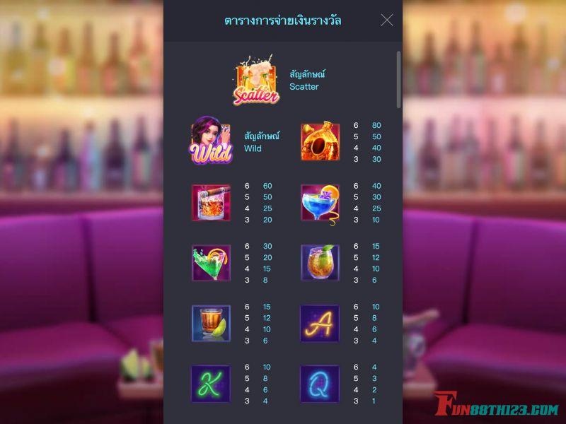 กติกาและกฎค็อกเทลไนท์ Fun88ของเกม ค็อกเทล ไนท์ Fun88