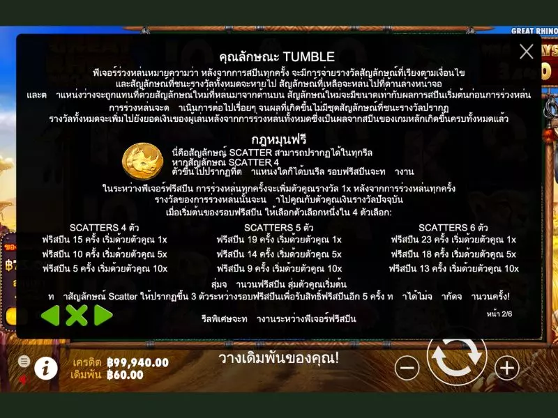 กฎเกรท ไรโน่เมกะเวย์ Fun88เล่นง่าย เกรท ไรโน่ เมกะเวย์ Fun88