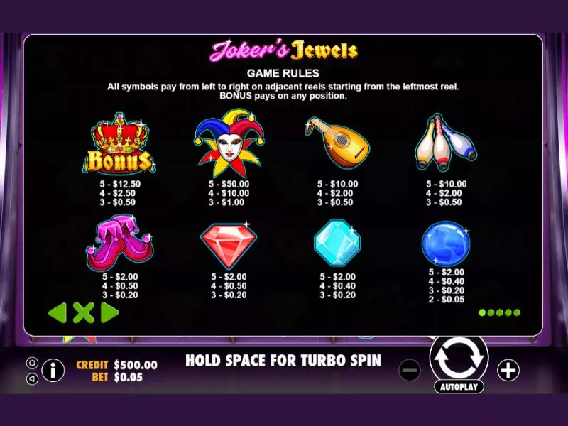 กฎ Jokers Jewels Fun88เข้าใจง่าย Joker Jewels Fun88